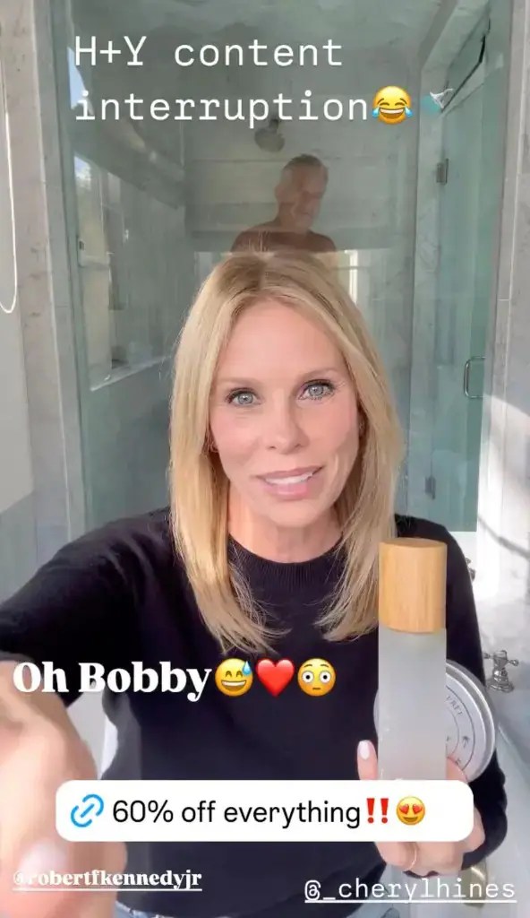 Cheryl Hines Menghadapi Reaksi Keras Karena Memposting Video Suami RFK Jr Sedang Mandi